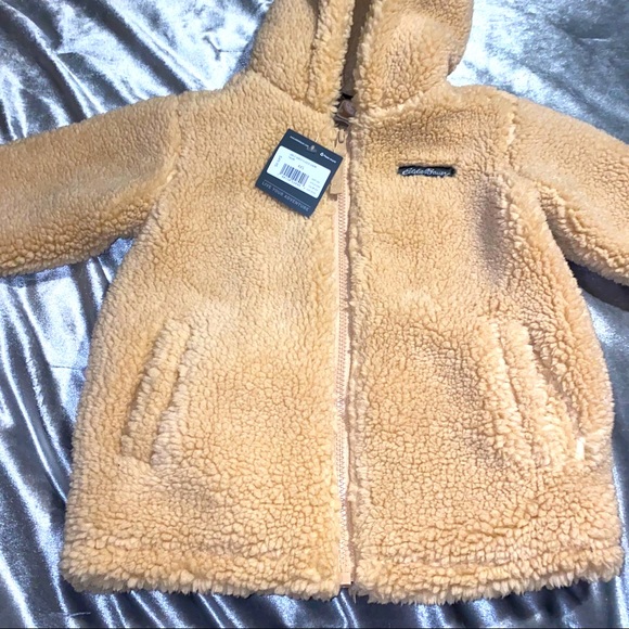 Like New Eddie Bauer Toddler Thick Sherpa Jacket Unisex - Picture 7 of 10